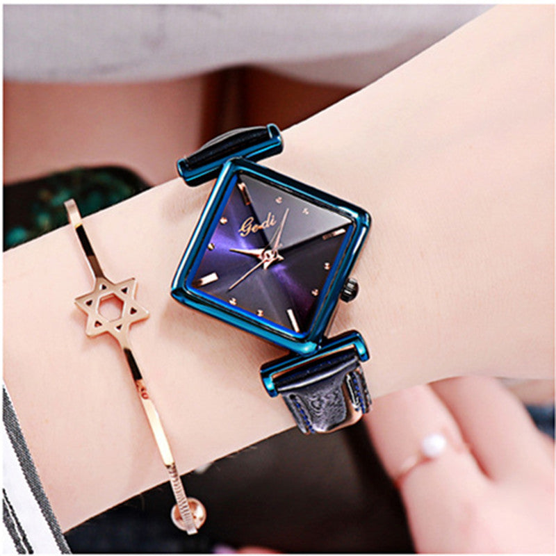 Reloj con esfera de diamantes