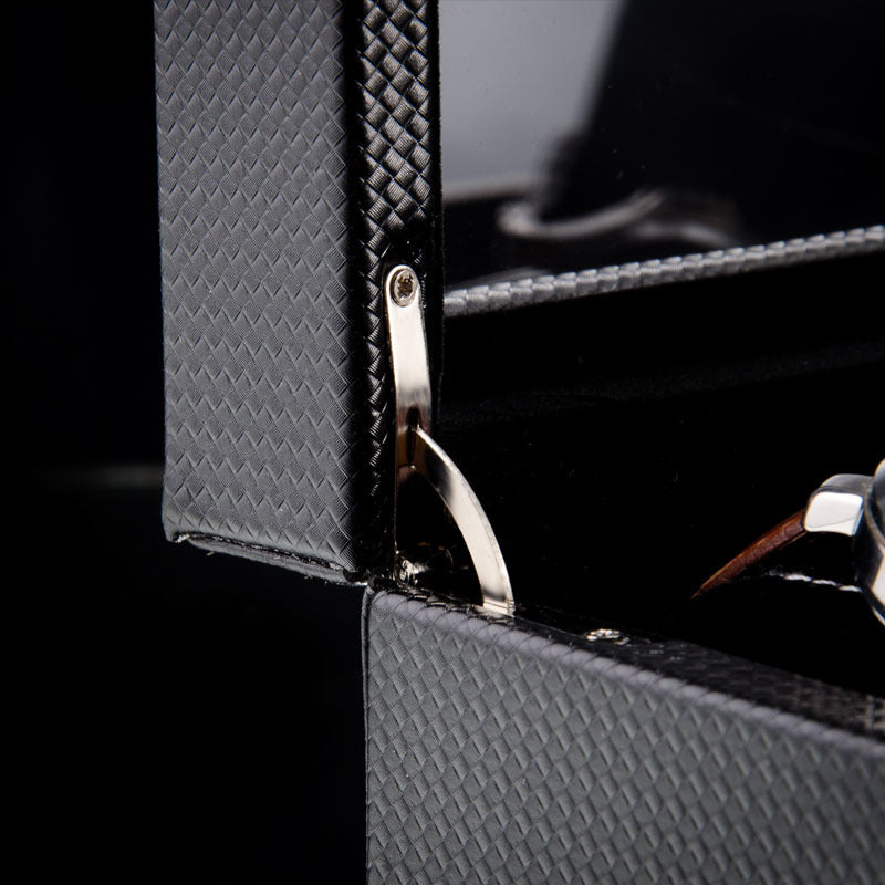 Carbon fiber leather 10 watch display box