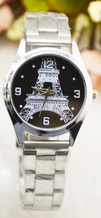 Reloj de pulsera con la Torre Eiffel