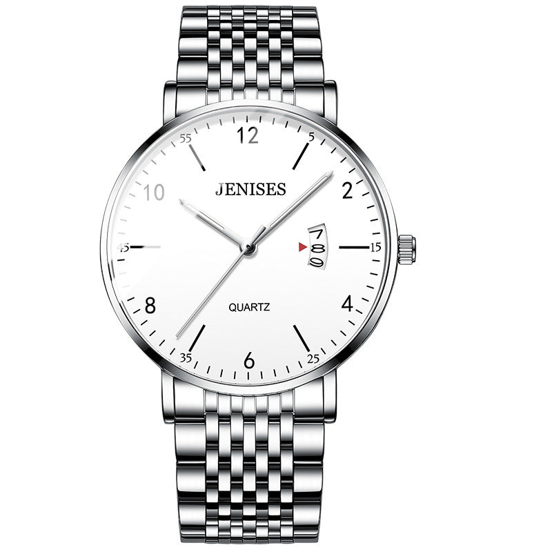 Nuevo reloj de cuarzo informal de negocios para hombre.