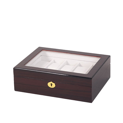 Paint Wooden Hand Display Watch Box Glass Louvre