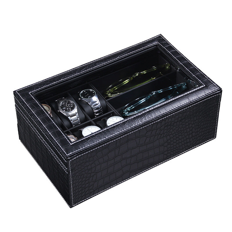 Watch glasses storage box for men