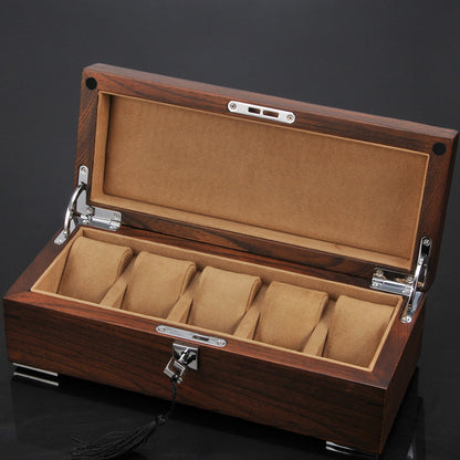 Purple elm solid wood watch box watch box