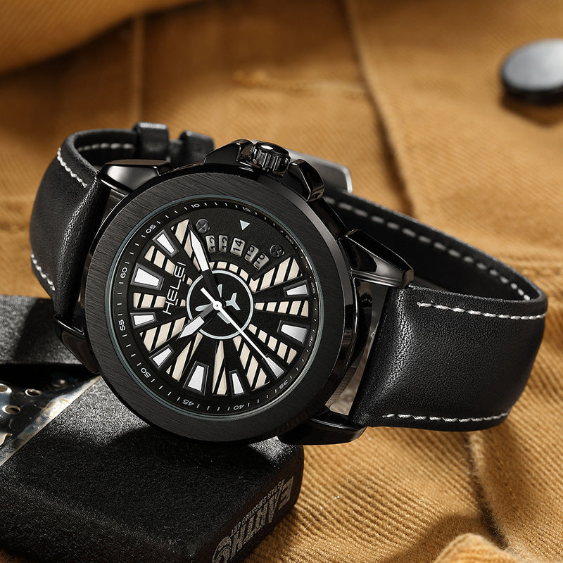 Reloj de cuarzo de moda para hombre.