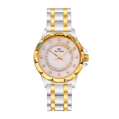 Reloj Linked completo con diamantes para mujer