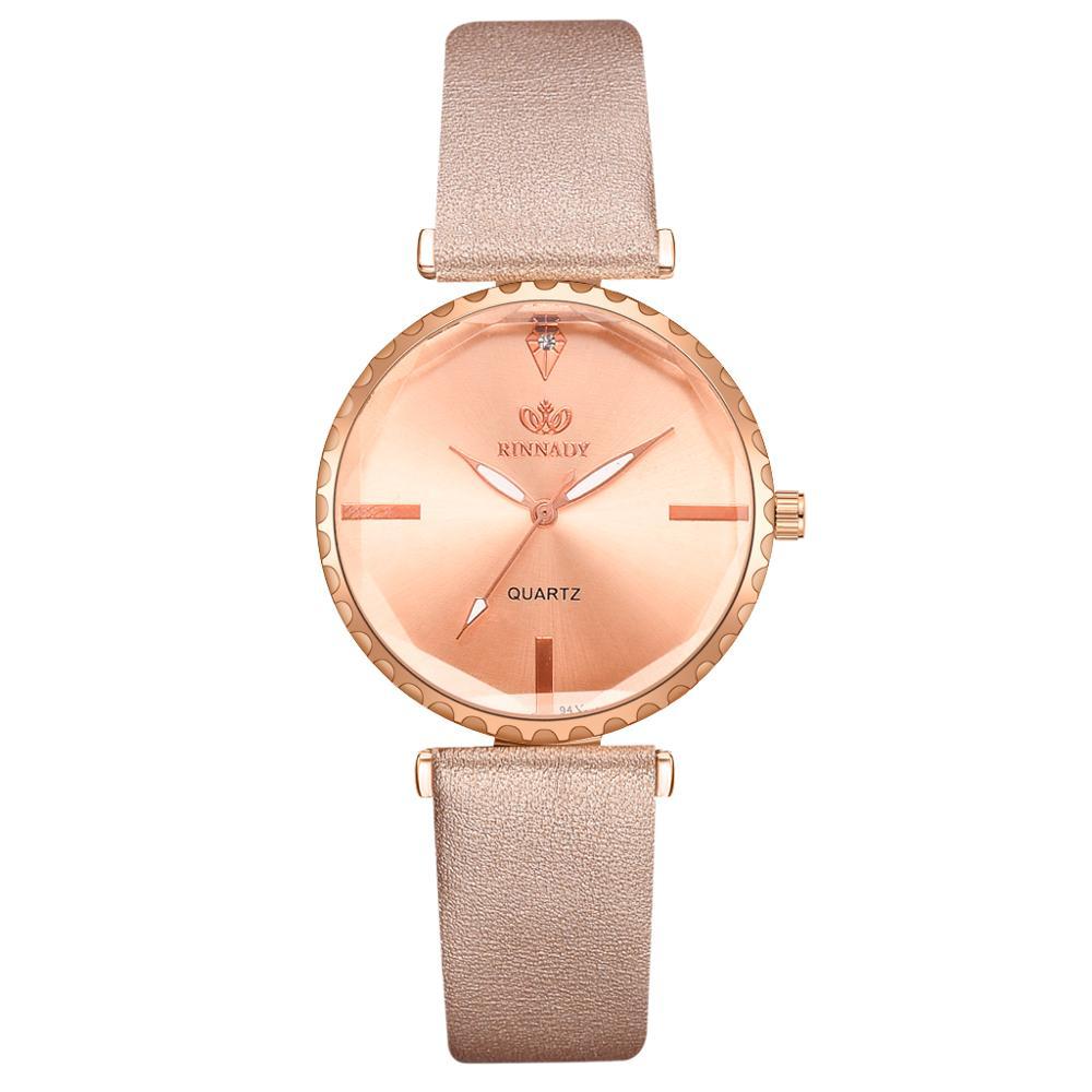 Women's strap watch with diamonds