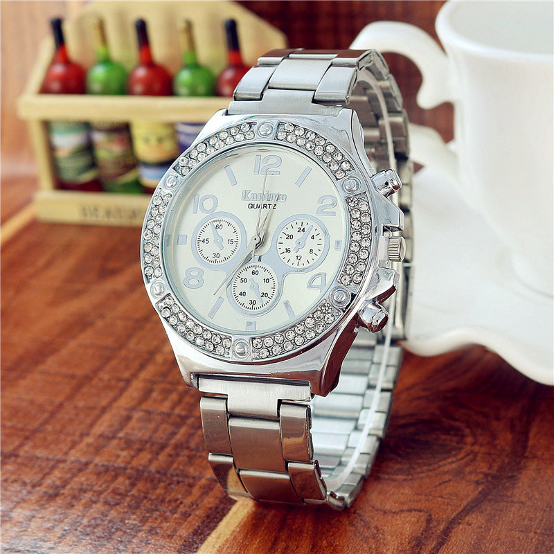 Relogio Feminino Nueva marca Kanima Crystal Reloj de cuarzo informal