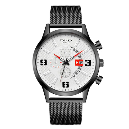 Reloj de moda para hombre con calendario digital grande