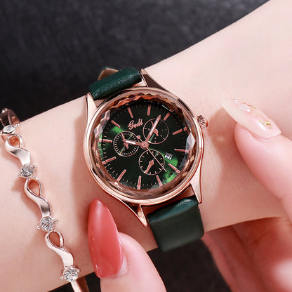 Casual Women's Student Quartz Calendar Wrist Watch