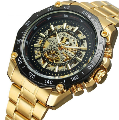 Hollow gold steel strip