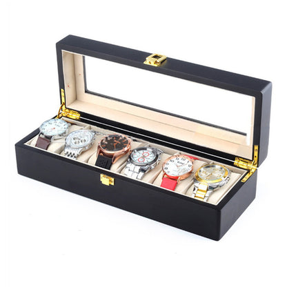 Matte paint watch box Wooden watch storage box