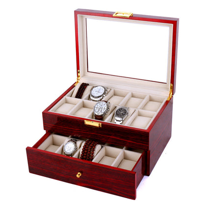 Painted Wooden Watch Box High-End Watch Storage Box