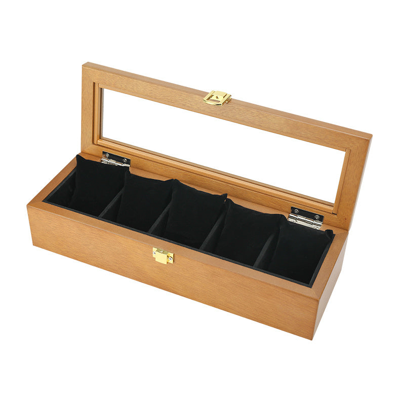 Wooden simple watch display box