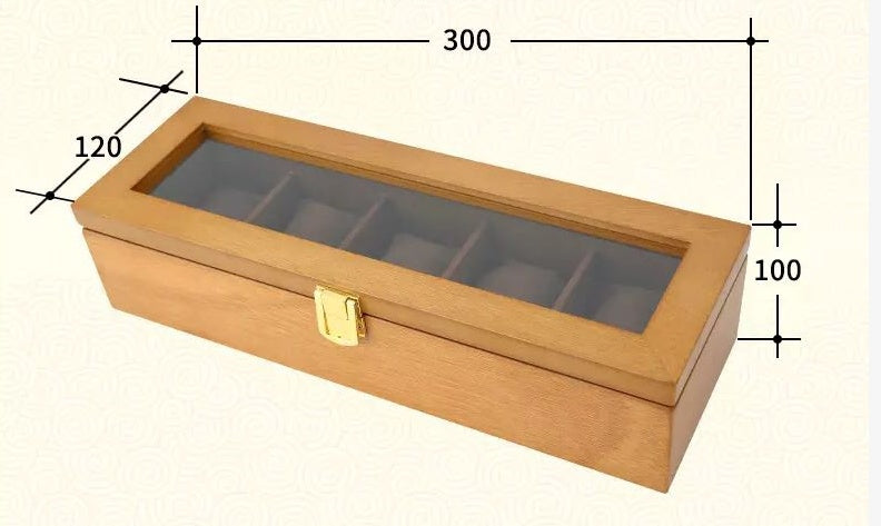 Wooden watch box