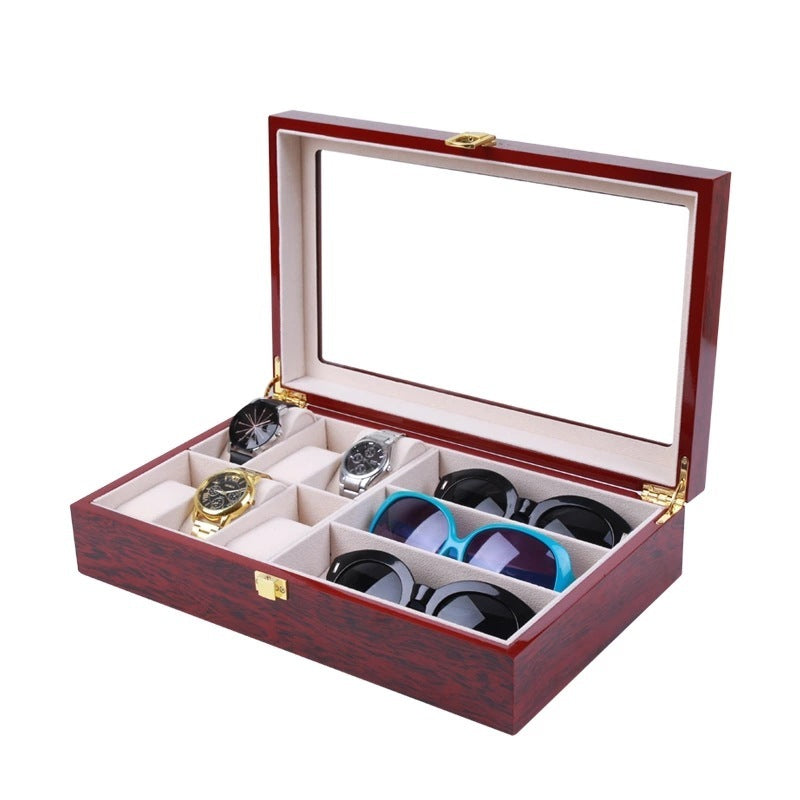 Painted Wooden Watch Box High-End Watch Storage Box