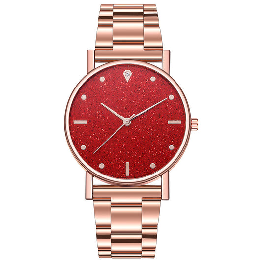Reloj de cuarzo con cielo estrellado