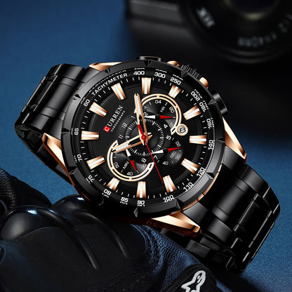 Multifunctional waterproof quartz watch