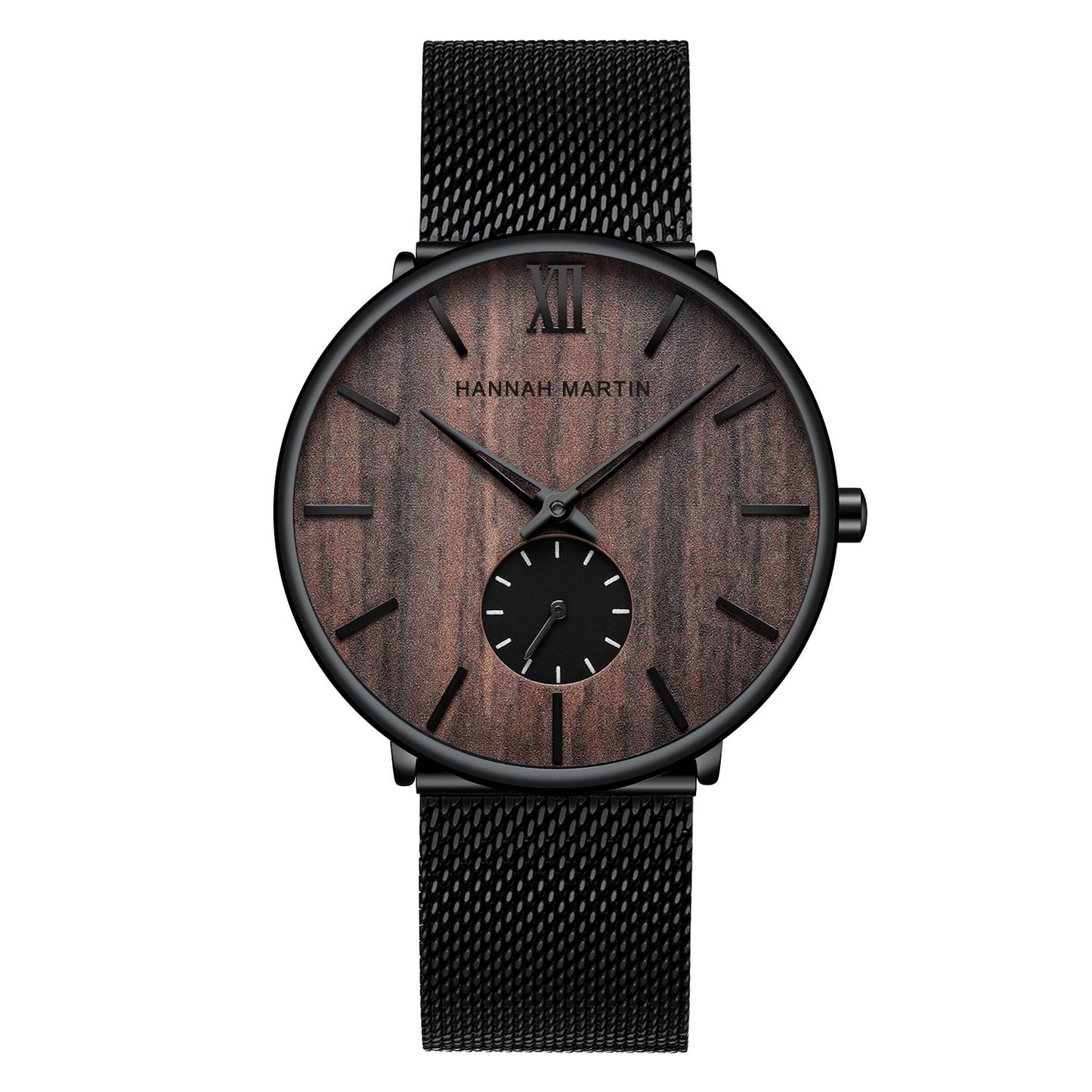 Stainless steel mesh strap watch