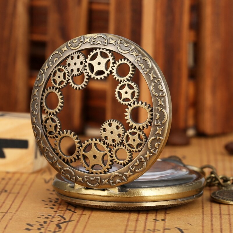 Large Pocket Watch with Roman Dial Accessories Fine Chain