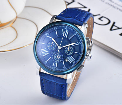 6-pin running seconds business watch