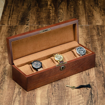 Solid wood watch box