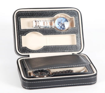 Watch Box Watch Zipper Bag Storage Bag Watch Storage Bag Watch Box Leather Bag Portable Zipper Watch