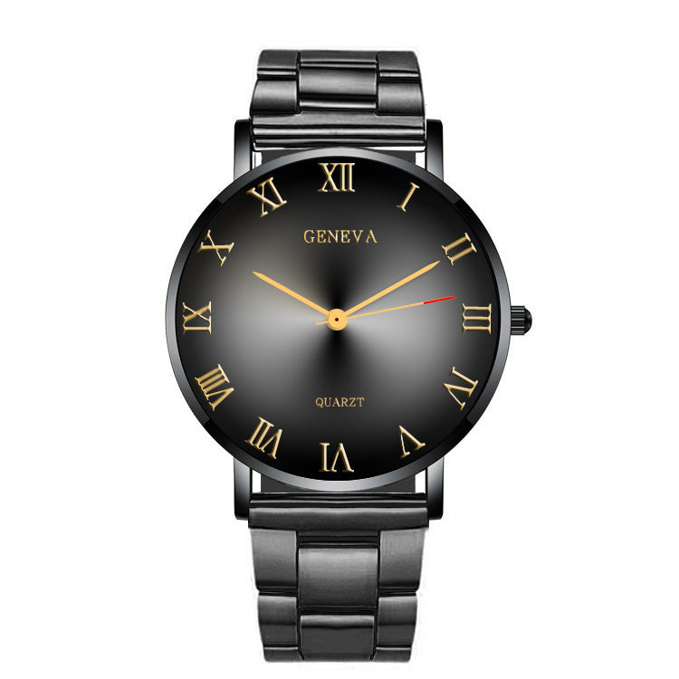 Reloj de hombre con números romanos