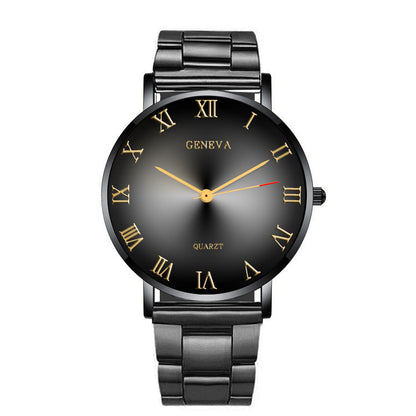 Reloj de hombre con números romanos