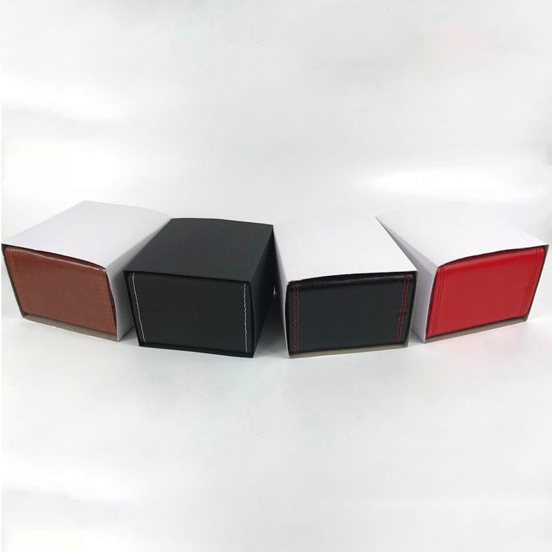 PU Leather Round Corner Watch Packaging Box Watch Box Jewelry Box