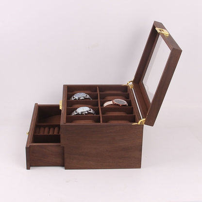 Retro solid wood watch box