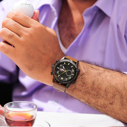 Engraved KAT-WACH cross-border new men's high-end sports watch waterproof luminous quartz watch men