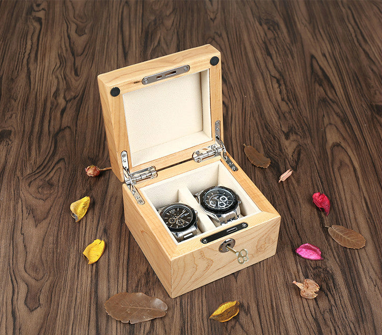 Solid Wood Watch Box Display Box Solid Wood Box Watch Storage Box Two Packs