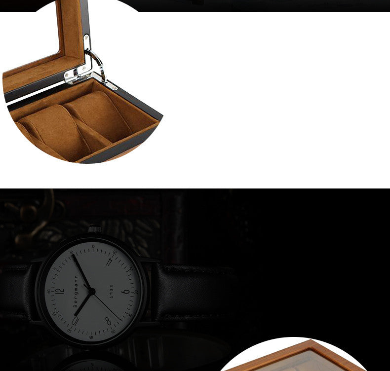 Wooden Watch Simple Storage Box