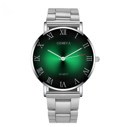 Reloj de hombre con números romanos