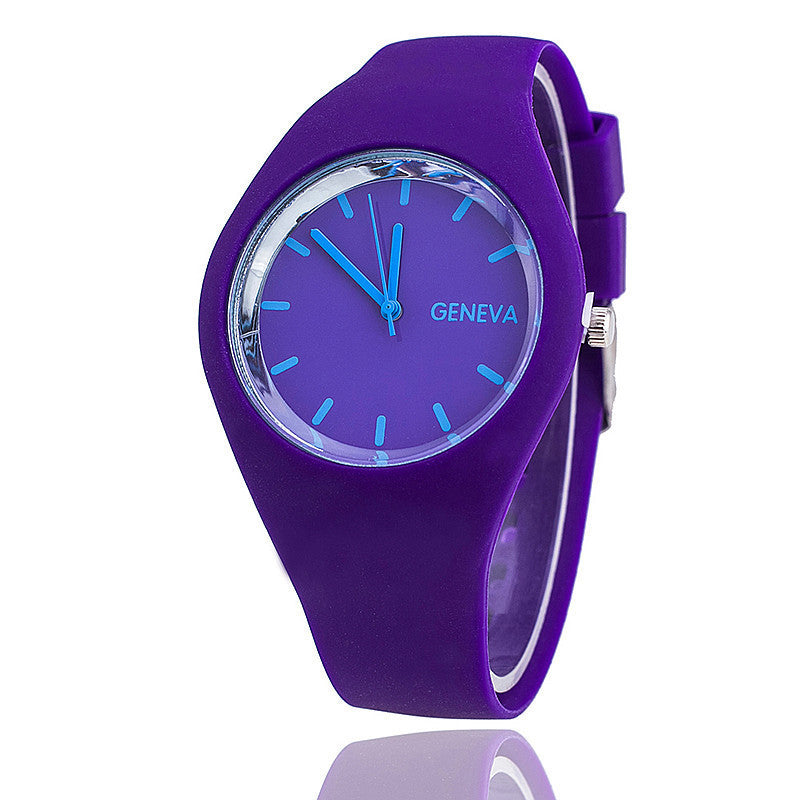 Reloj de cuarzo informal con dibujos animados para mujer