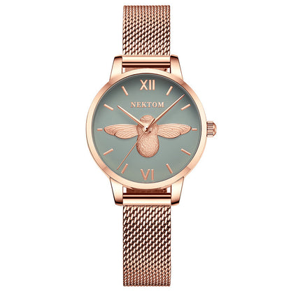 Ladies Bee Watch Fashion Trend All-Match Quartz Watch