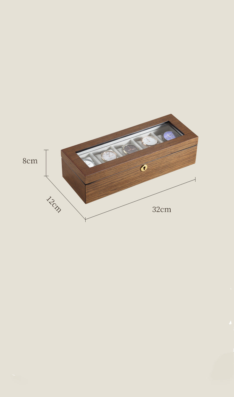 メンズ収納ボックス シンプル 木製 機械式時計 ホーム