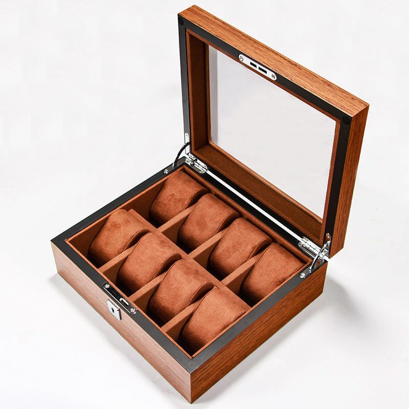 Wooden Watch Storage Window Display Box