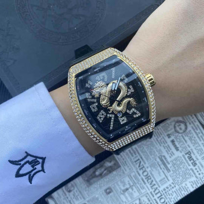 Personalized Dial High-Quality Leather Business Men's Watch