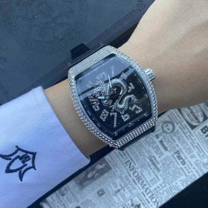 Personalized Dial High-Quality Leather Business Men's Watch