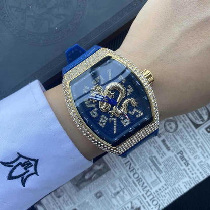 Personalized Dial High-Quality Leather Business Men's Watch