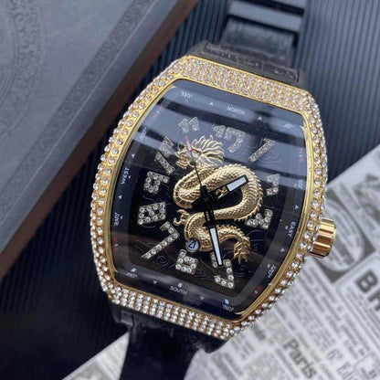 Personalized Dial High-Quality Leather Business Men's Watch