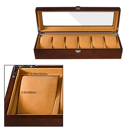 High-end 5 Grid Wooden Watch Box