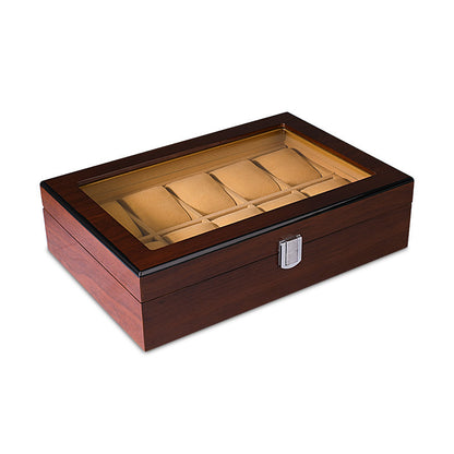 High-end 5 Grid Wooden Watch Box