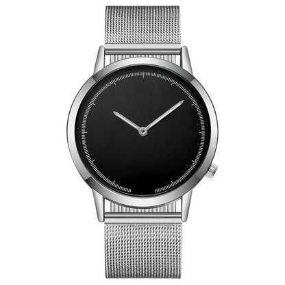 Mesh Belt Men's Watch Creative No Word Two Needles