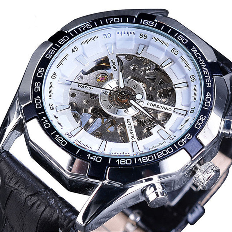 A Drop Shipping Forsining Watch Men's Fashion Casual Classic Popular Waterproof Manual Mechanical Watch