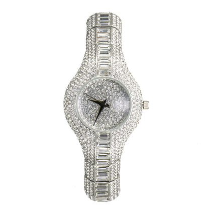 Reloj De Moda Con Diamantes Y Piedras De Colores Llenos De Diamantes Relojes De Alta Gama De Estilo Europeo Para Mujer