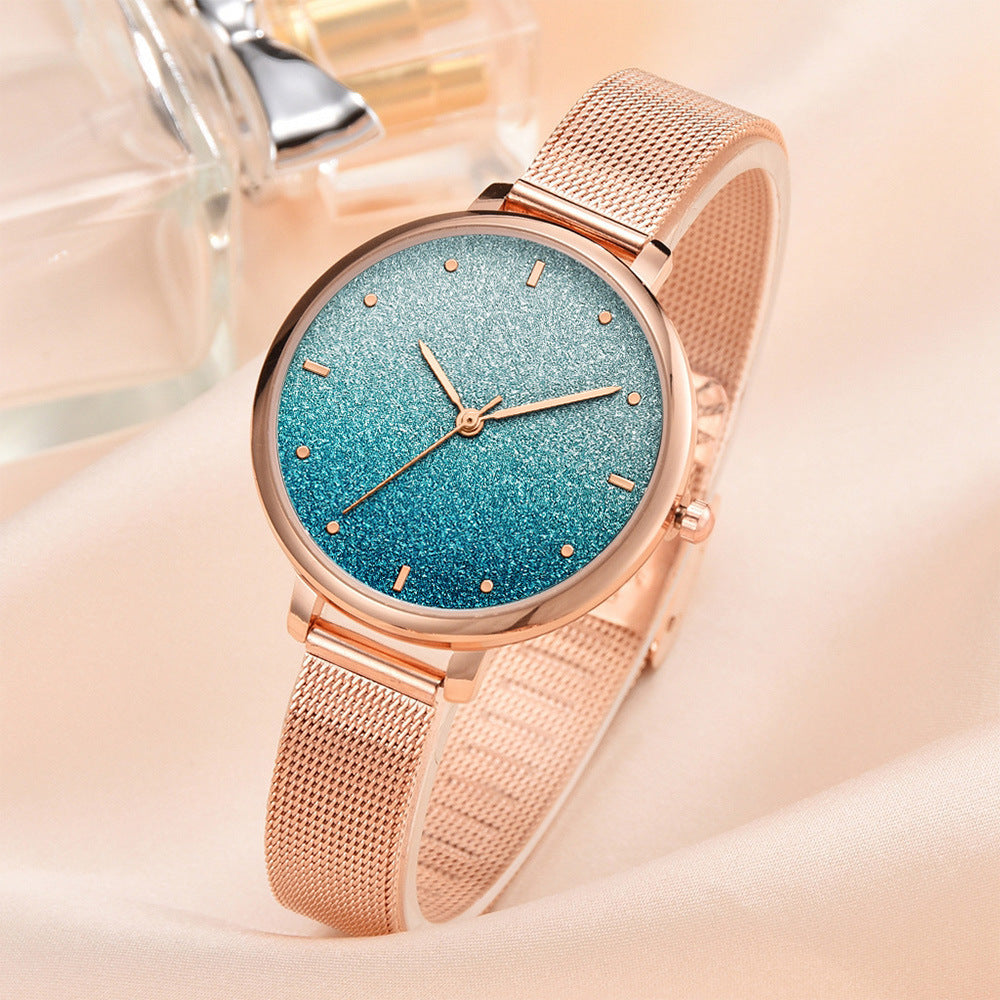 Women Bracelet And Wrist Watch Girl Exquisite Gift Box Set