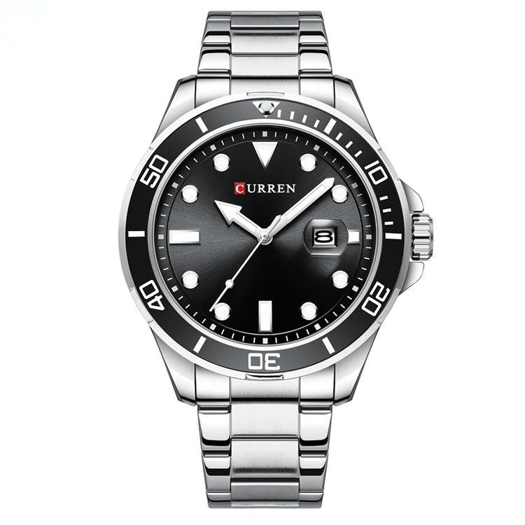 Reloj calendario con esfera grande para hombre