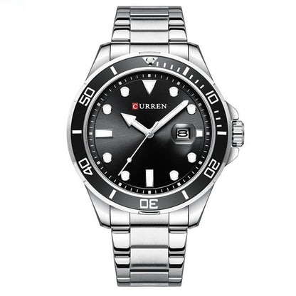 Reloj calendario con esfera grande para hombre